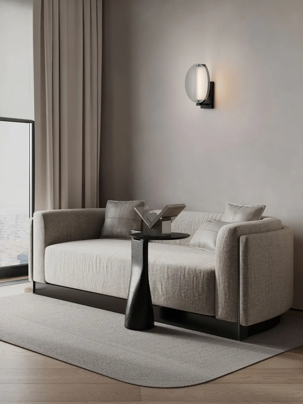 NOIR — Appliques murales Nova Luce