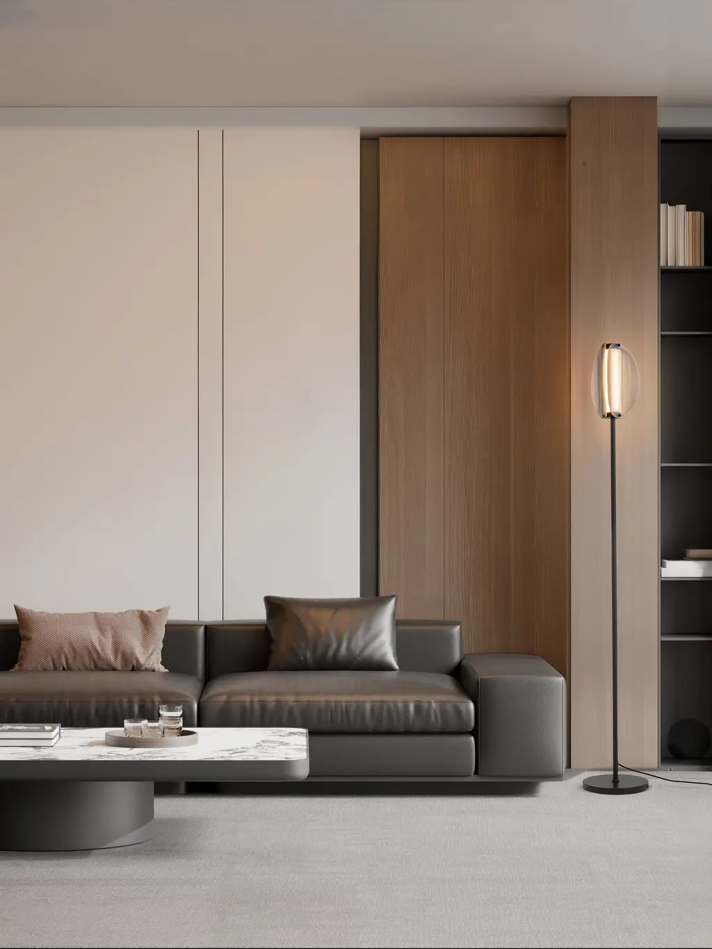 NOIR — Lampadaires Nova Luce