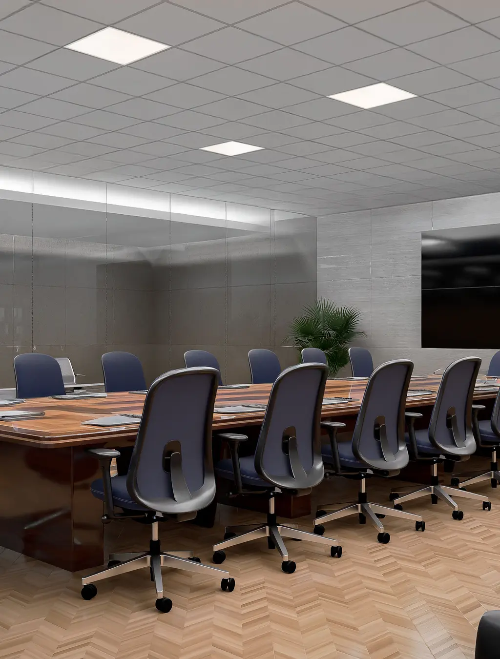 Led Panel W40-36W-RC-D59.5-Sq-H2.5-318 — Spots encastrés Nova Luce
