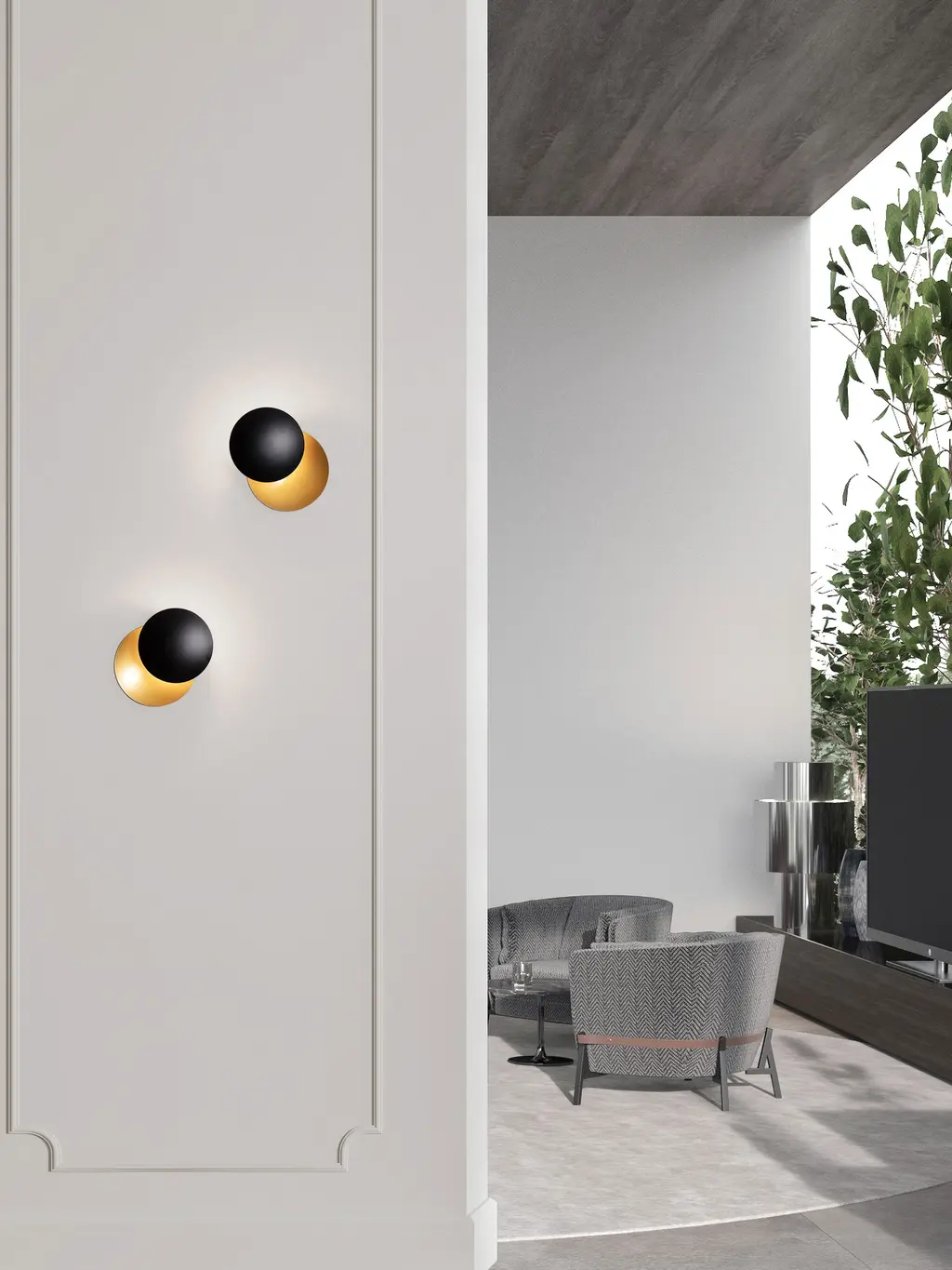 SHELL — Appliques murales Nova Luce