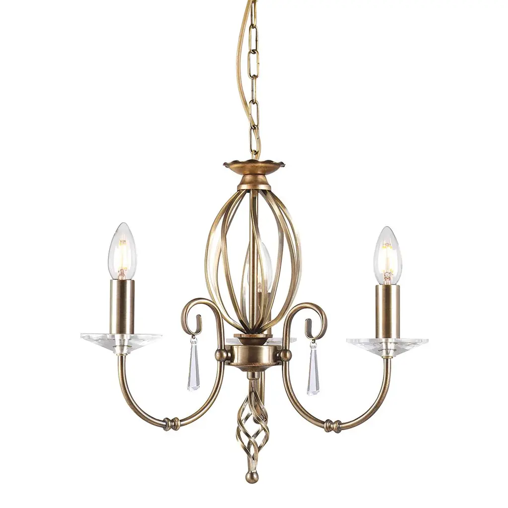 Lustre Aegean 3 lumières — Lustres Elstead Lighting