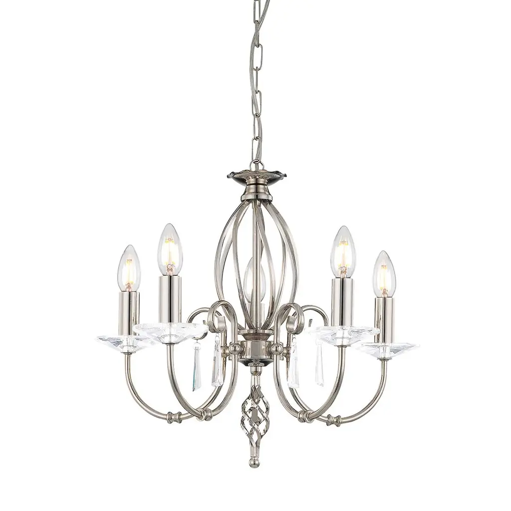 Lustre Aegean 5 lumières — Lustres Elstead Lighting