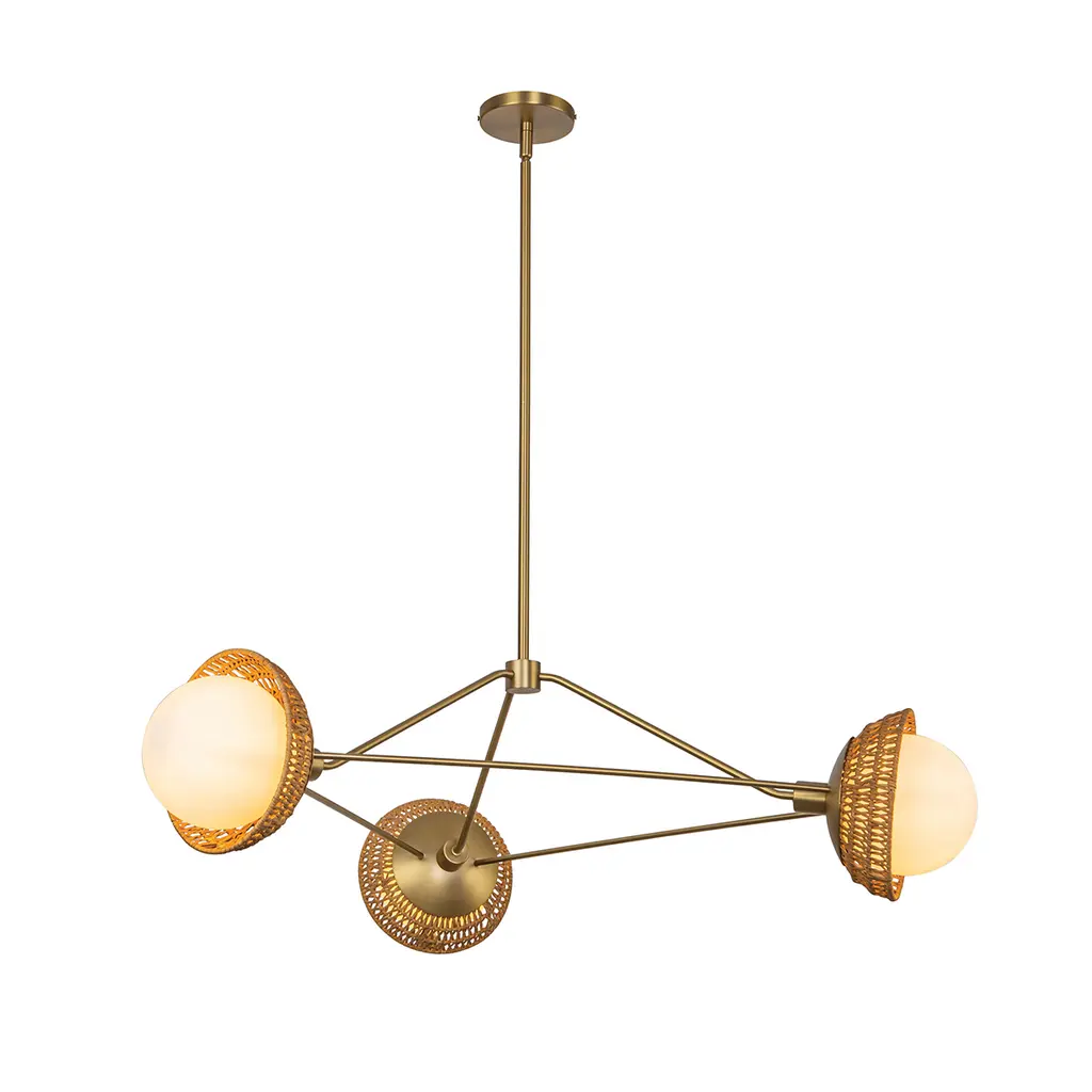 Lustre Perth 3 lumières — Lustres Elstead Lighting