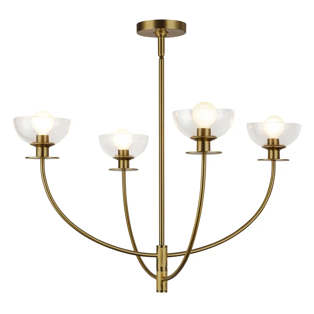 Lustre Sylvia 4 lumières — Lustres Elstead Lighting