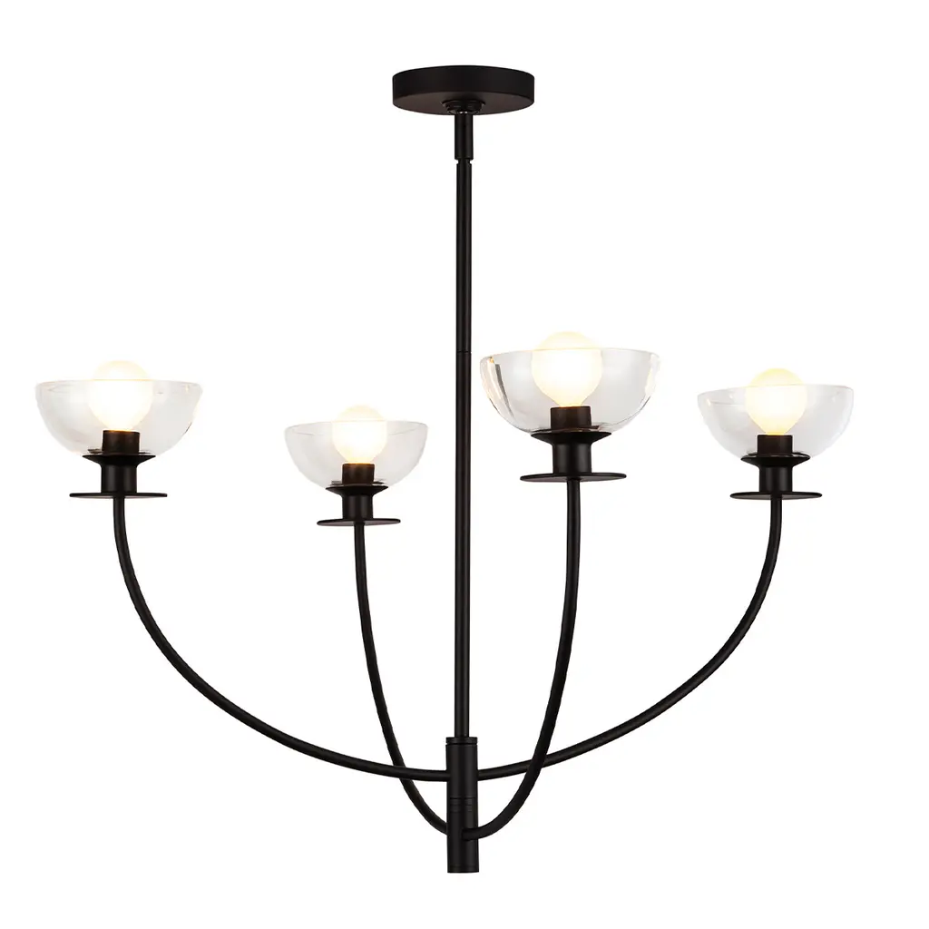 Lustre Sylvia 4 lumières — Lustres Elstead Lighting
