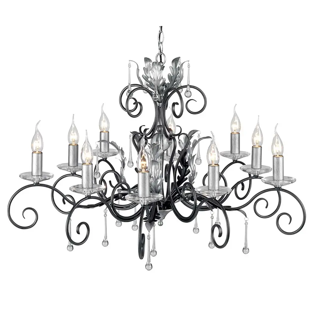 Lustre Amarilli 10 lumières — Lustres Elstead Lighting