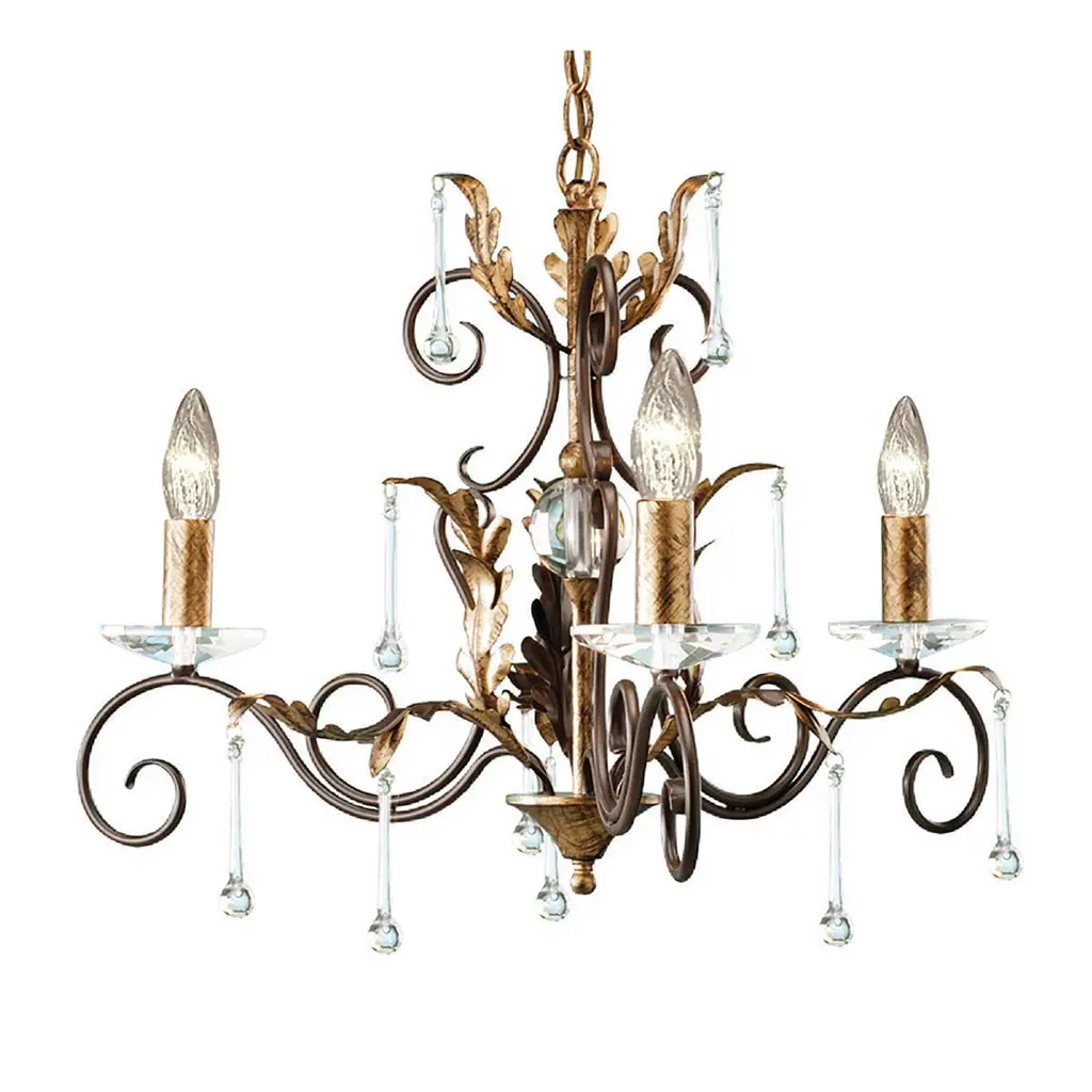 Lustre Amarilli 3 lumières — Lustres Elstead Lighting