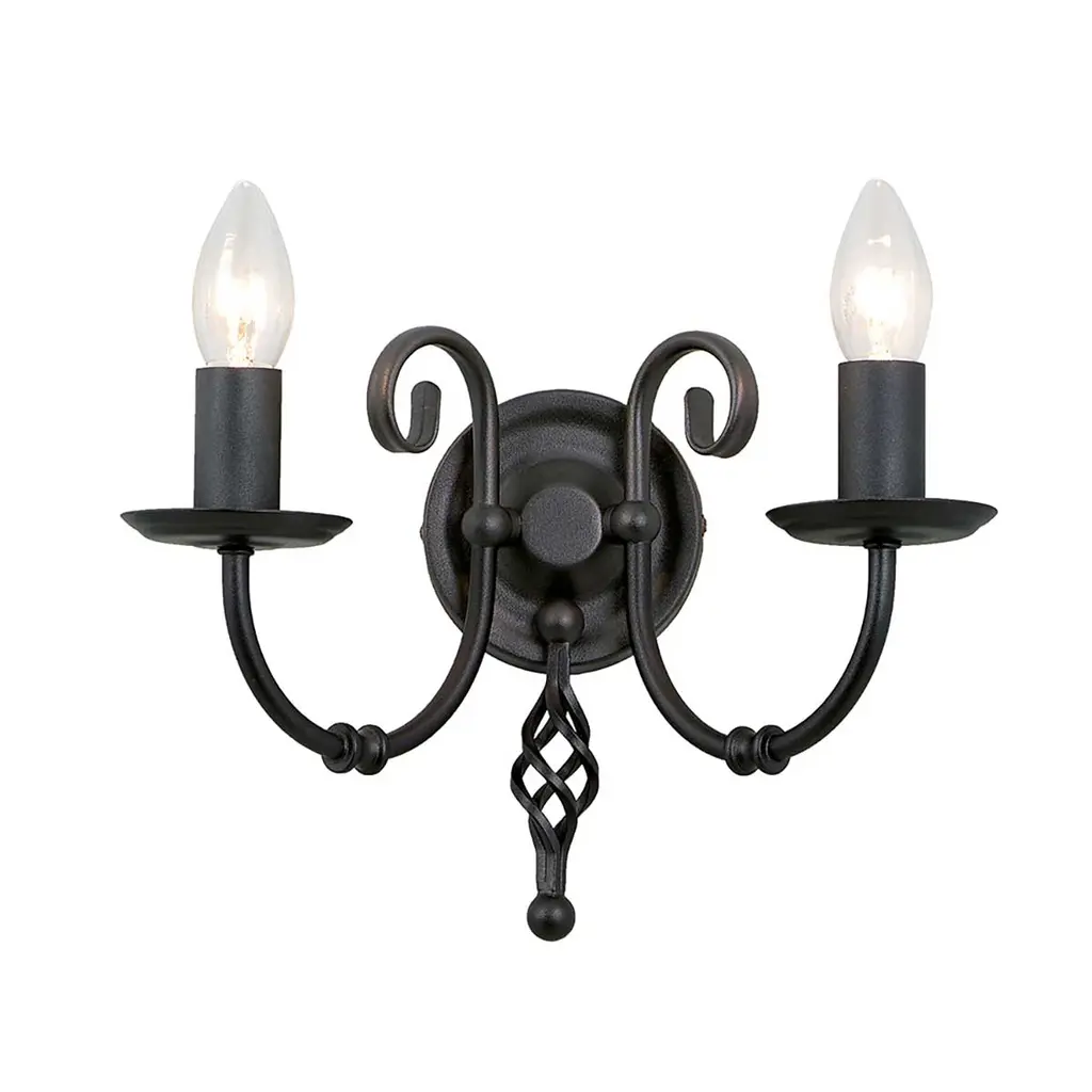 Applique Artisan 2 lumières — Appliques murales Elstead Lighting