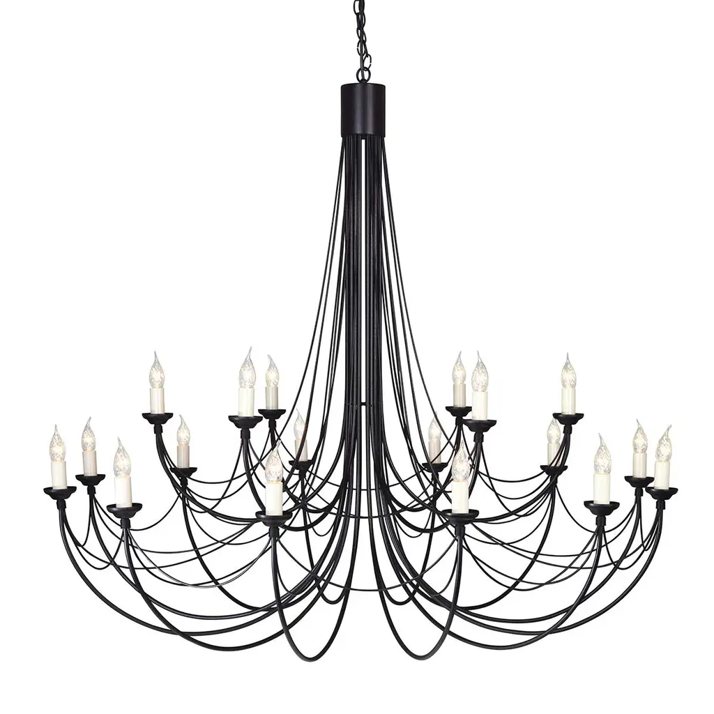 Lustre Carisbrooke 18 lumières — Lustres Elstead Lighting