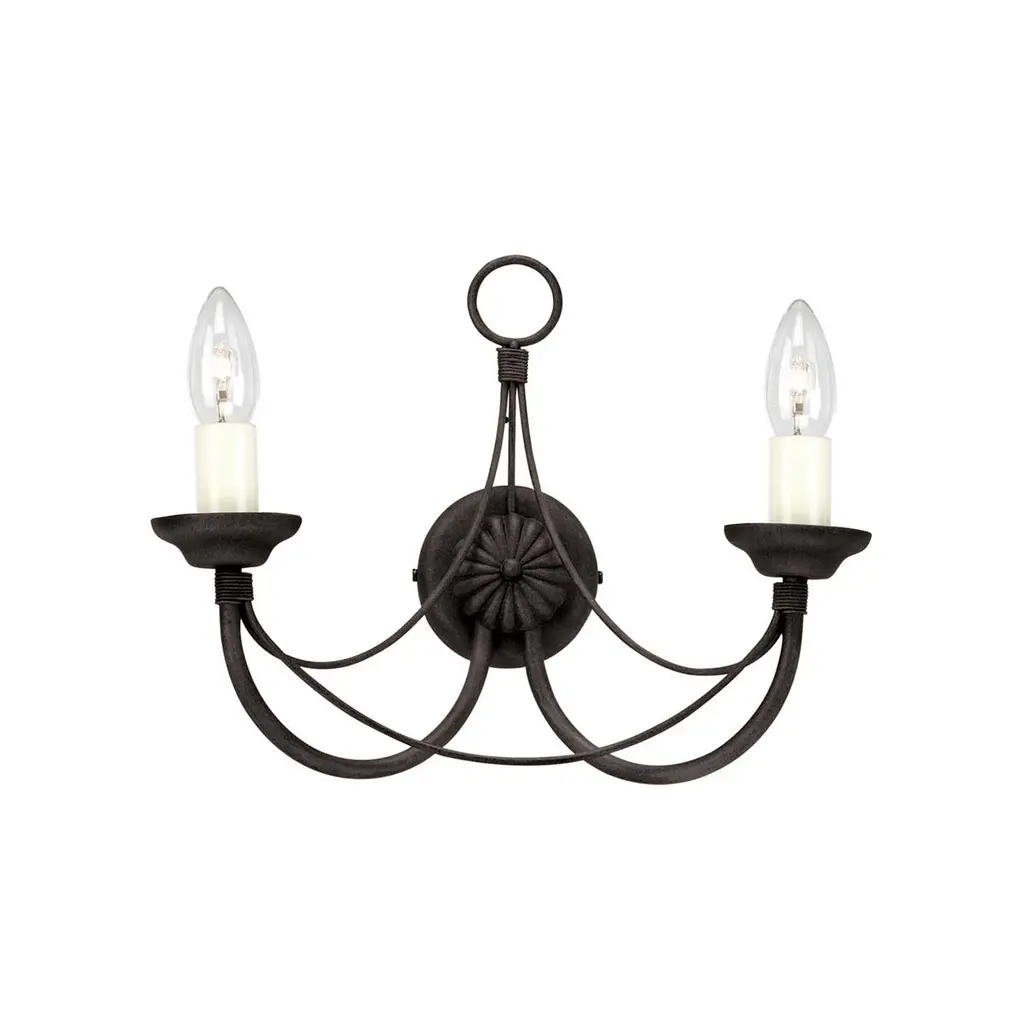Applique Carisbrooke 2 lumières — Appliques murales Elstead Lighting