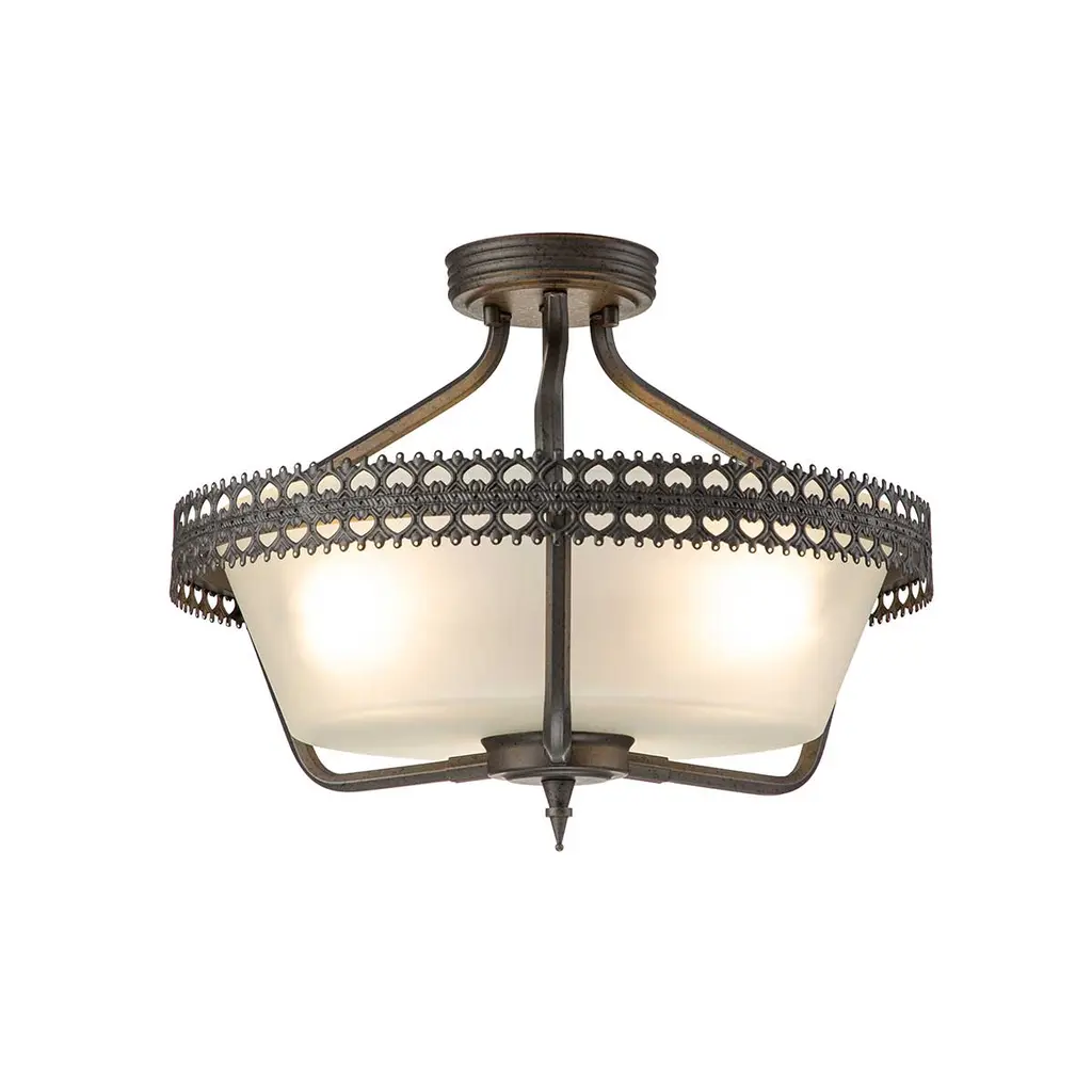 Plafonnier Crown 3 lumières — Plafonniers Elstead Lighting