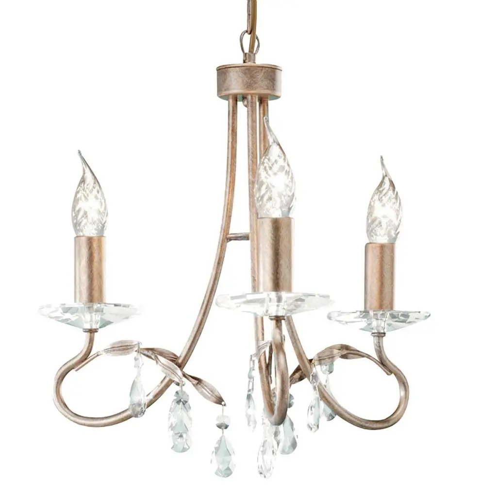 Lustre Christina 3 lumières — Lustres Elstead Lighting