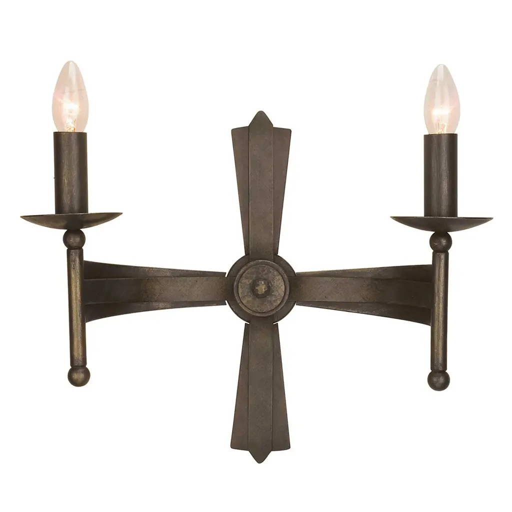Applique Cromwell 2 lumières — Appliques murales Elstead Lighting