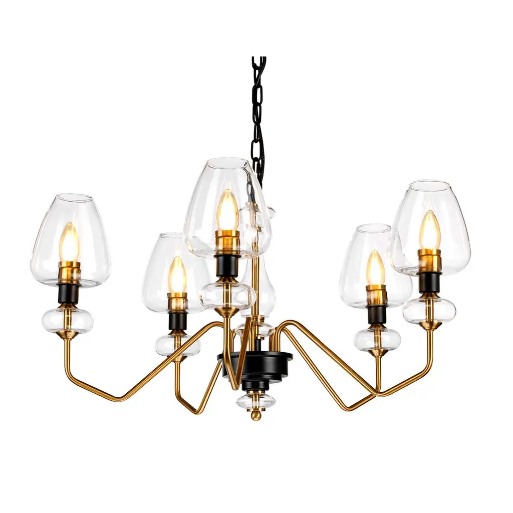 Lustre Armand 5 lumières — Lustres Elstead Lighting