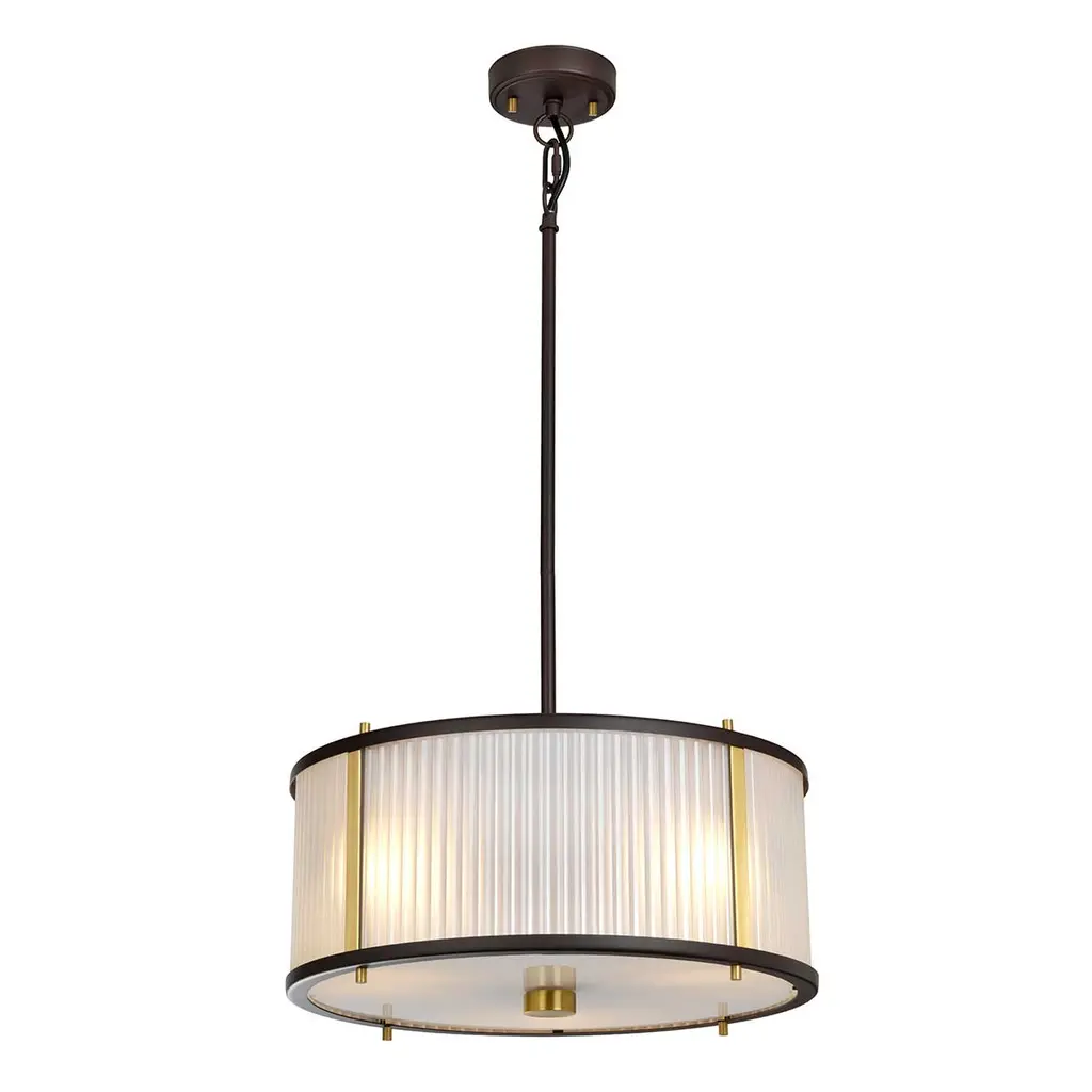 Suspension Corona 3 lumières — Suspensions Elstead Lighting