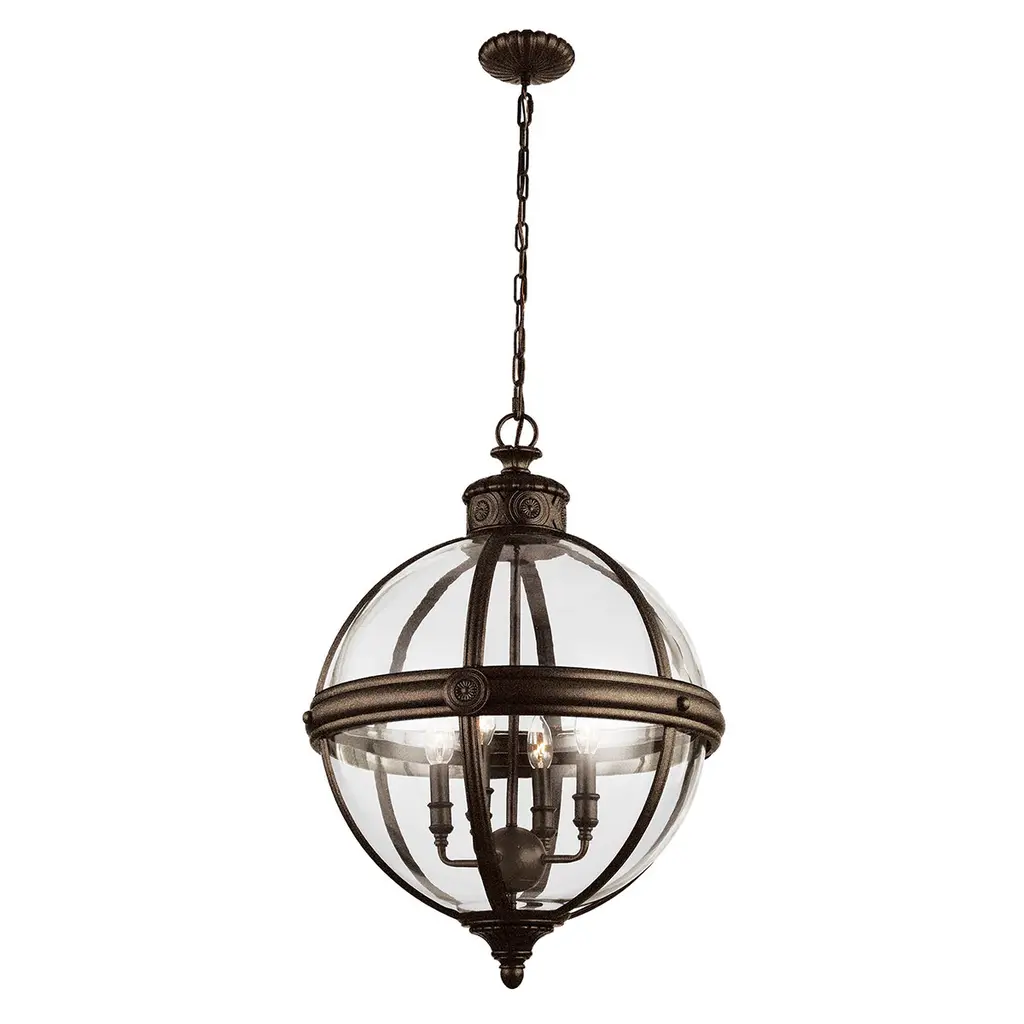 Lustre Adams 4 lumières — Lustres Elstead Lighting