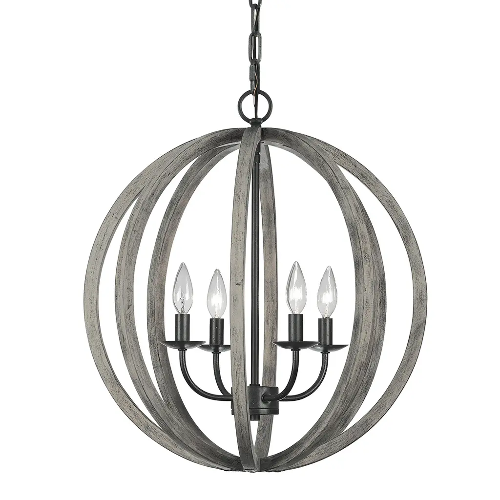 Suspension Allier 4 lumières — Suspensions Elstead Lighting