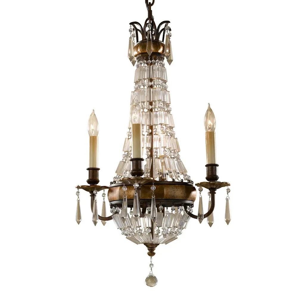 Lustre Bellini 4 lumières — Lustres Elstead Lighting