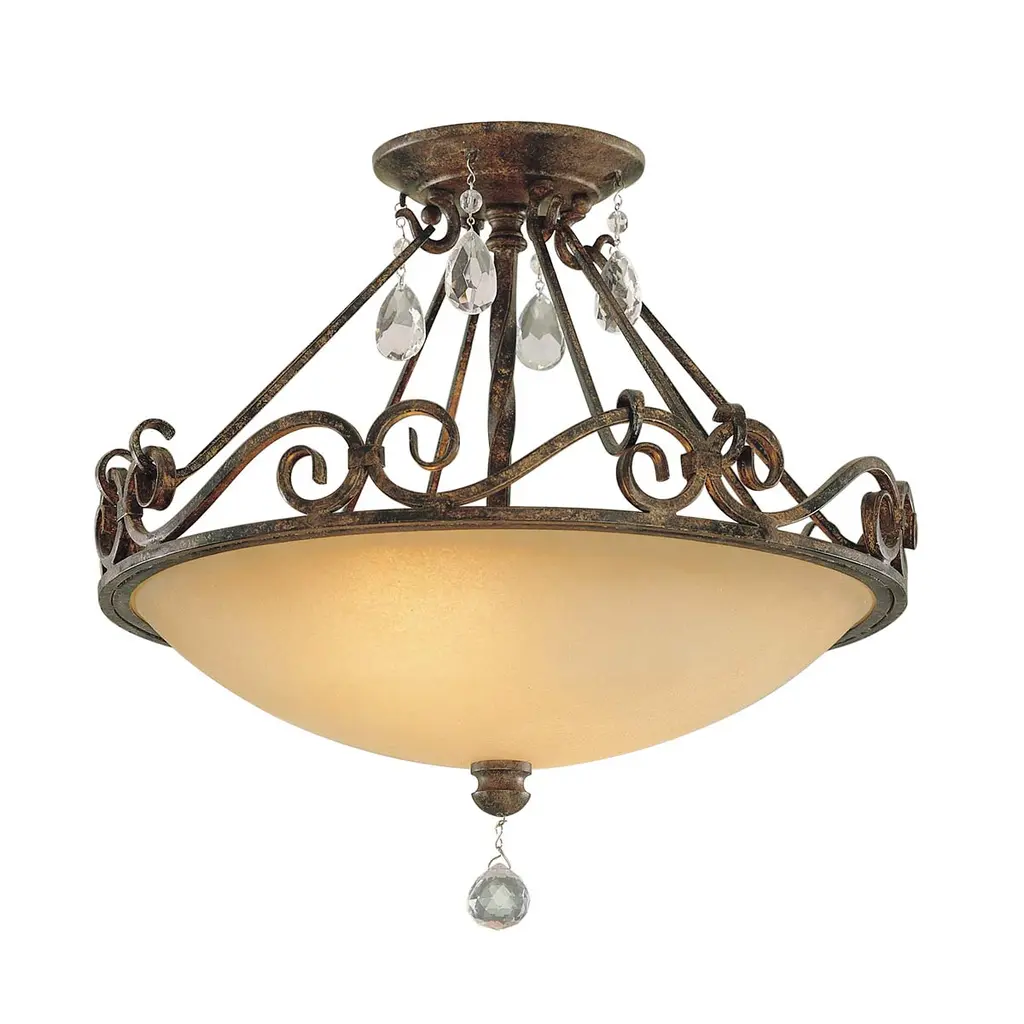 Plafonnier Chateau 2 lumières — Plafonniers Elstead Lighting