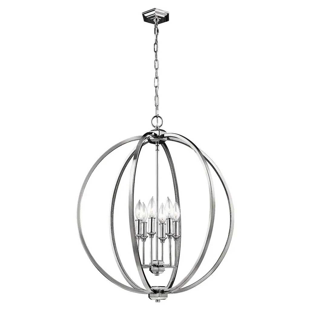 Suspension Corinne 6 lumières — Suspensions Elstead Lighting