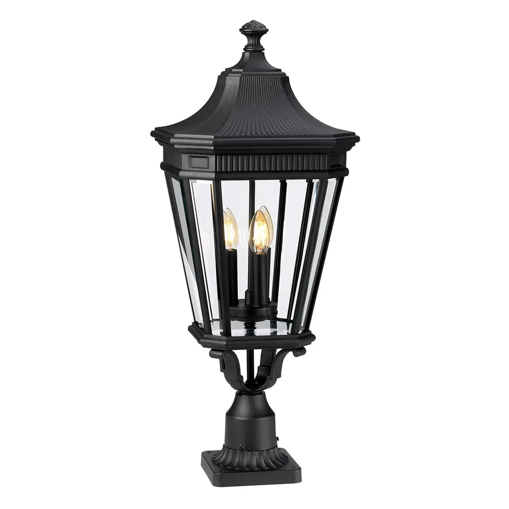 Borne lumineuse Cotswold Lane 3 lumières — Bornes lumineuses Elstead Lighting