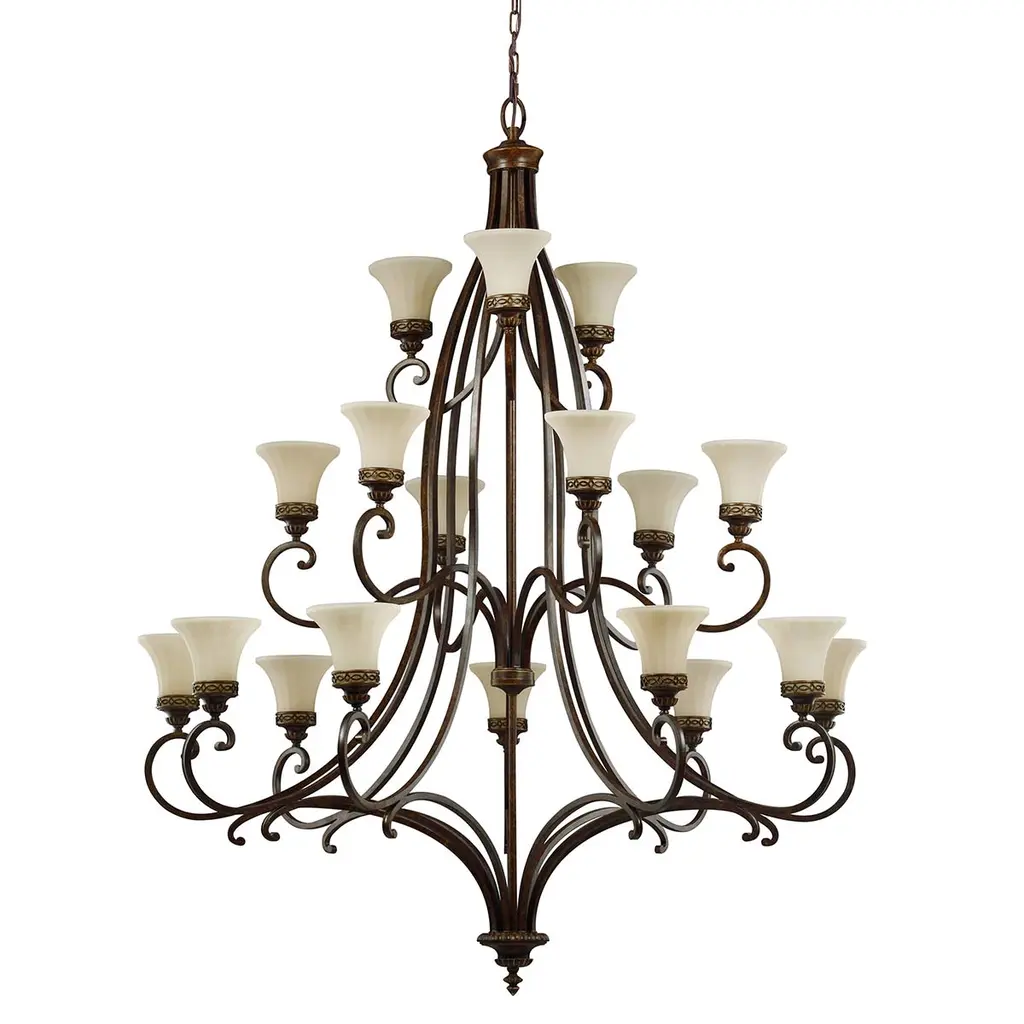 Lustre Drawing Room 18 lumières — Lustres Elstead Lighting