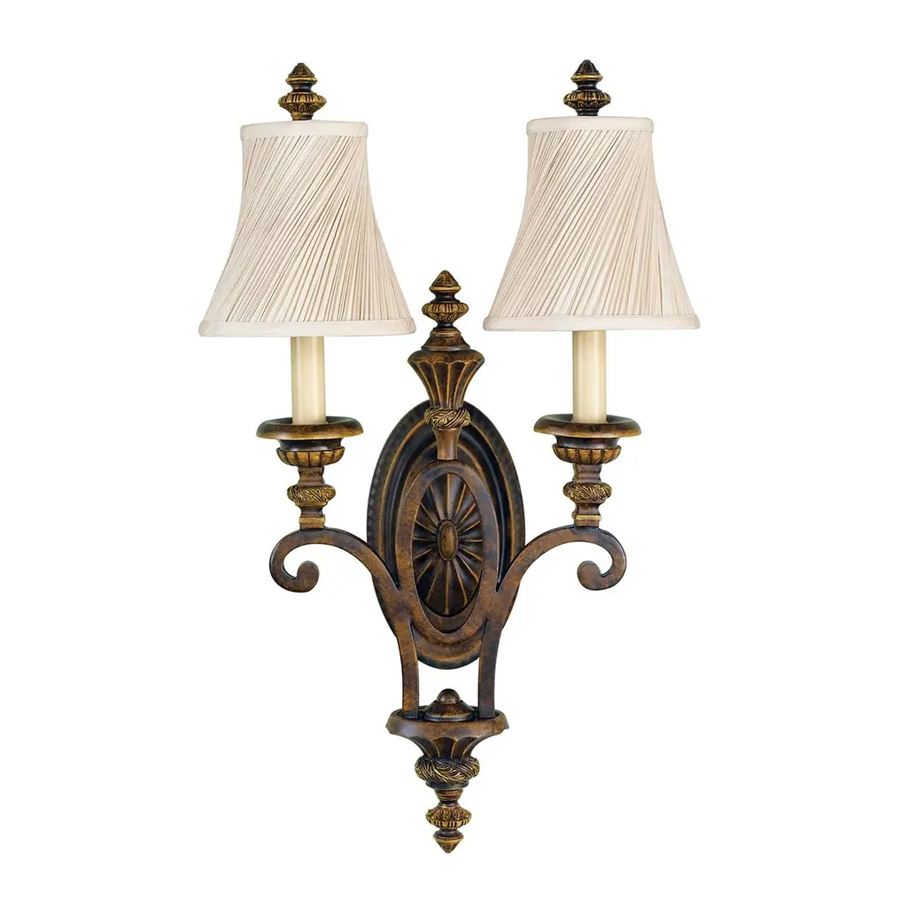 Applique Drawing Room 2 lumières — Appliques murales Elstead Lighting