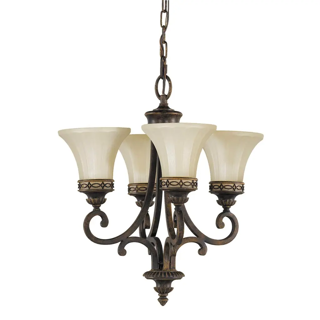Lustre Drawing Room 4 lumières — Lustres Elstead Lighting