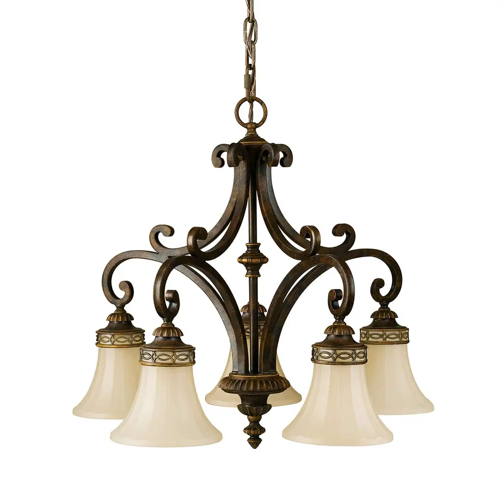 Lustre Drawing Room 5 lumières — Lustres Elstead Lighting