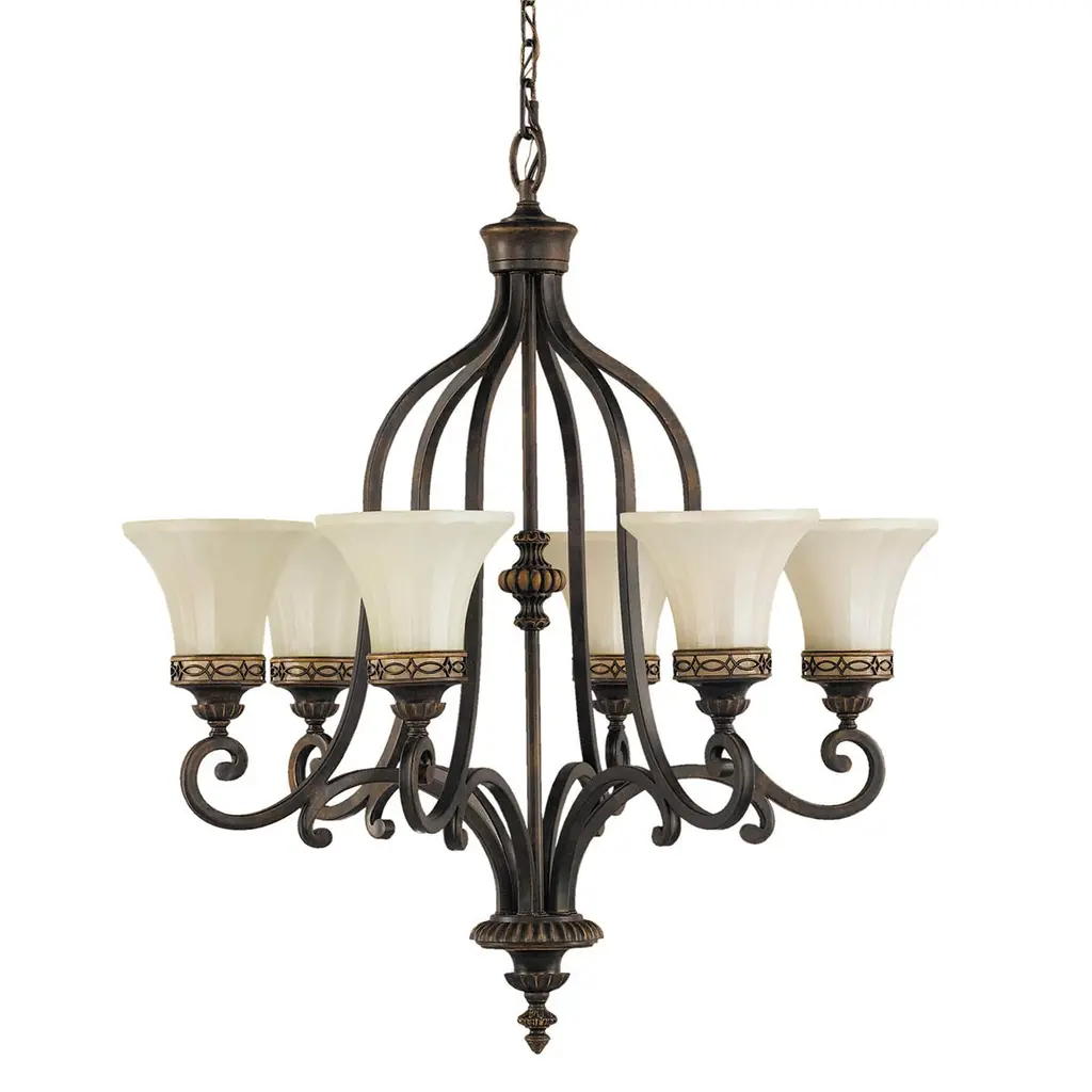 Lustre Drawing Room 6 lumières — Lustres Elstead Lighting