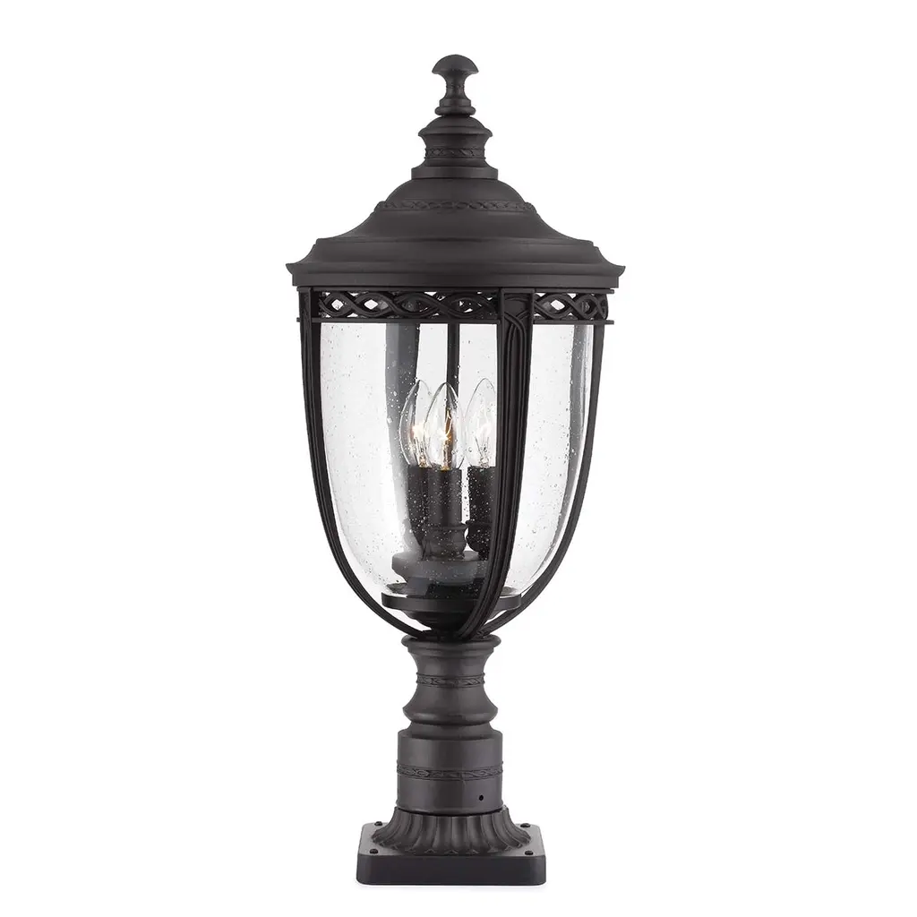 Borne lumineuse English Bridle 3 lumières — Bornes lumineuses Elstead Lighting