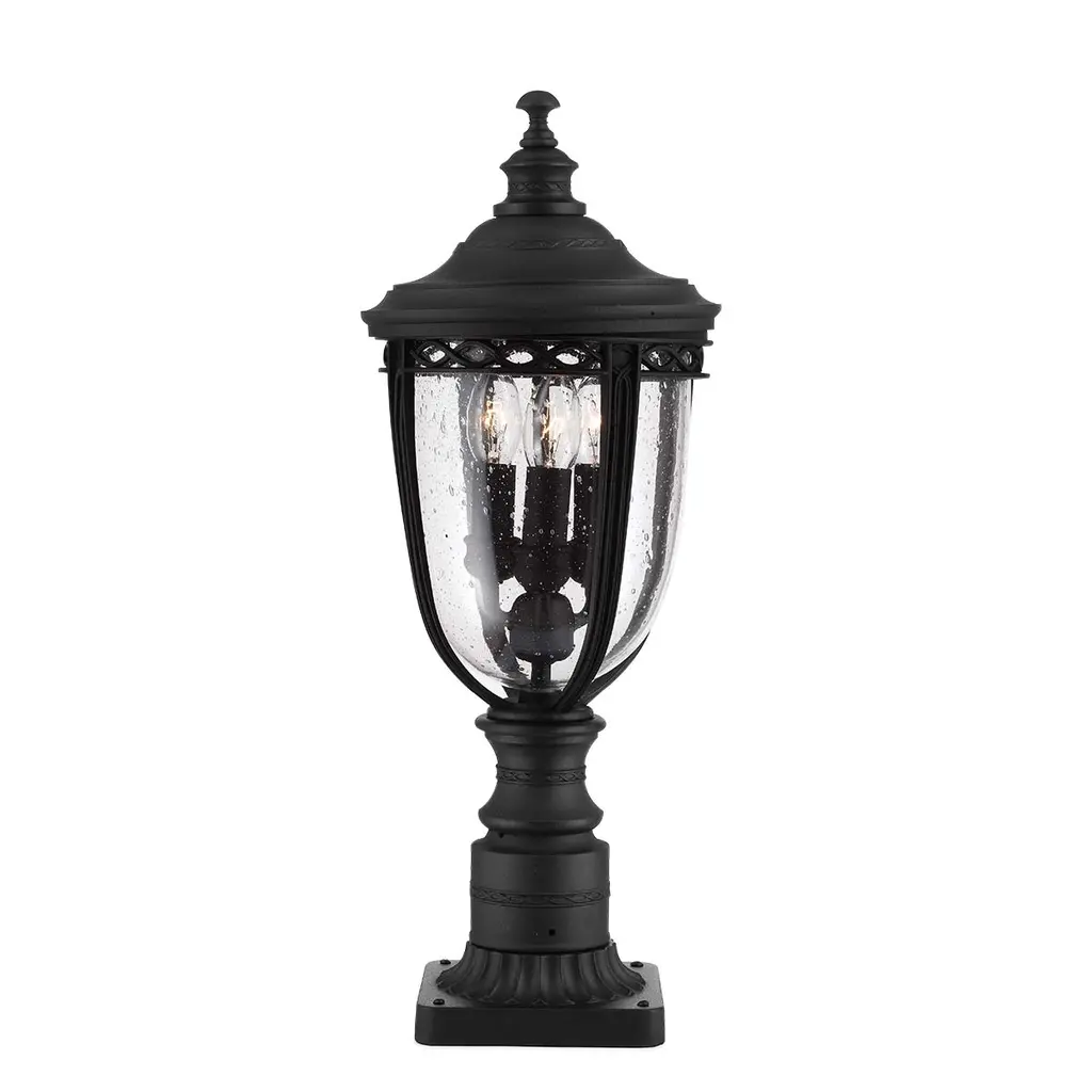 Borne lumineuse English Bridle 3 lumières — Bornes lumineuses Elstead Lighting