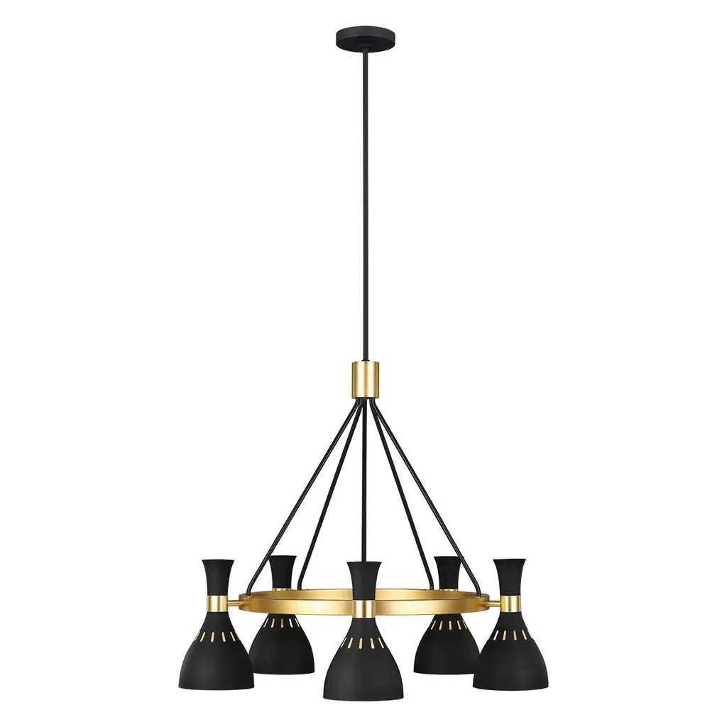 Lustre Joan 5 lumières — Lustres Elstead Lighting