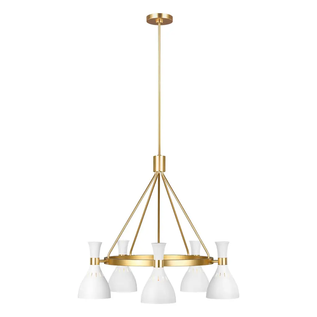 Lustre Joan 5 lumières — Lustres Elstead Lighting