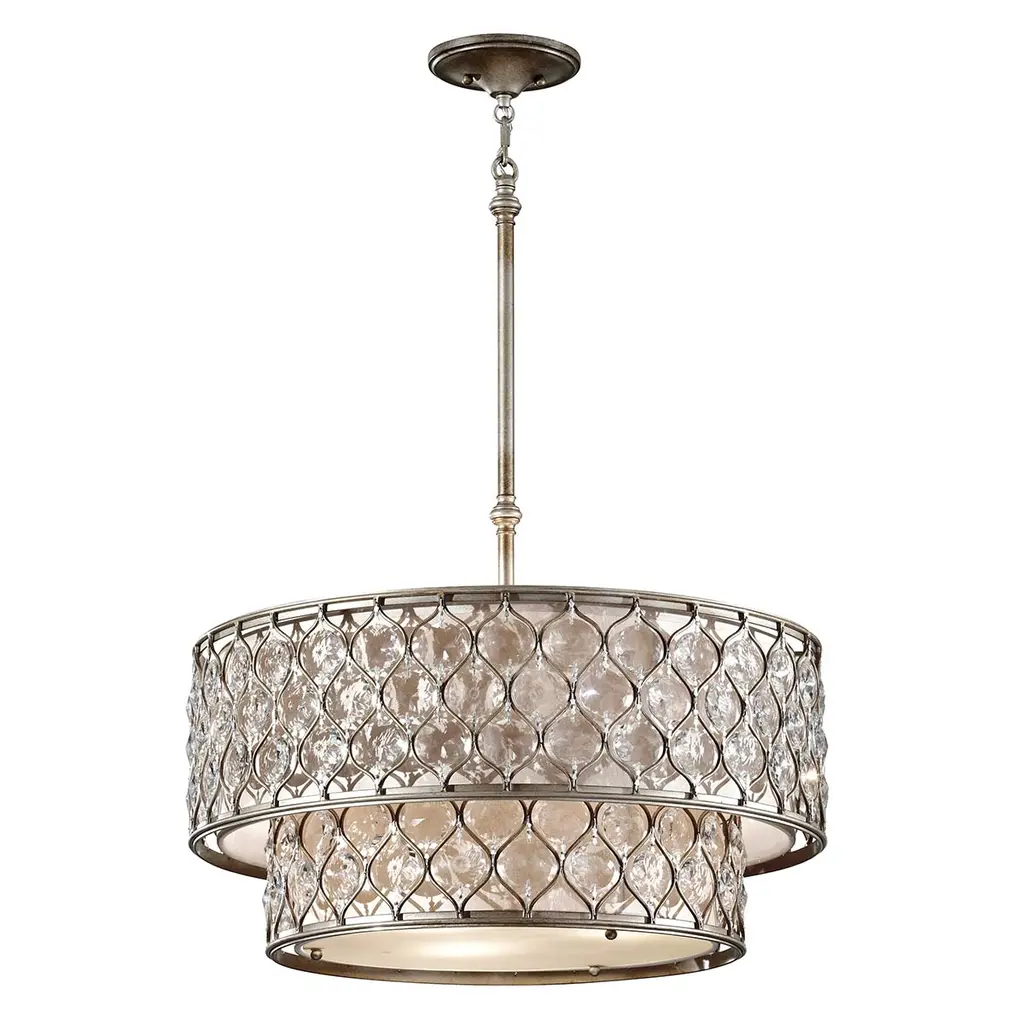 Lustre Lucia 6 lumières — Lustres Elstead Lighting