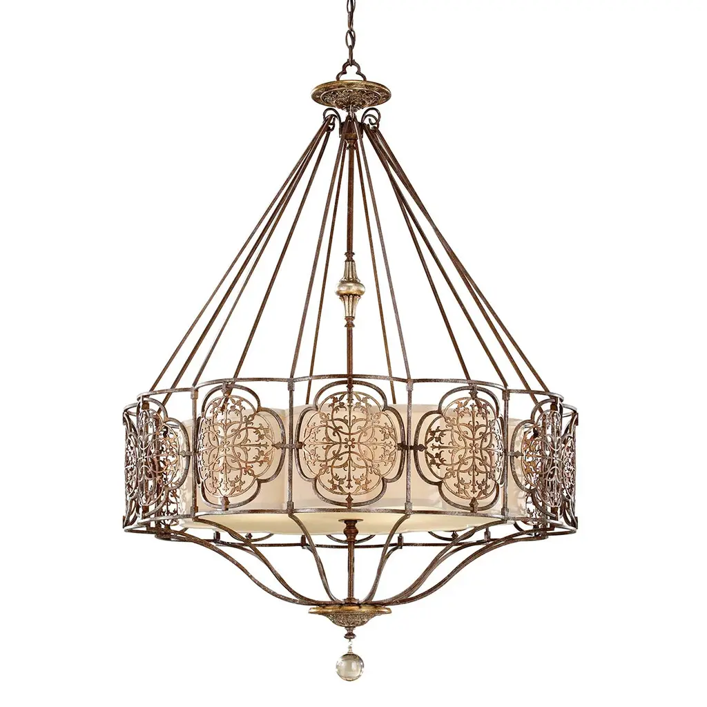 Lustre Marcella 4 lumières — Lustres Elstead Lighting