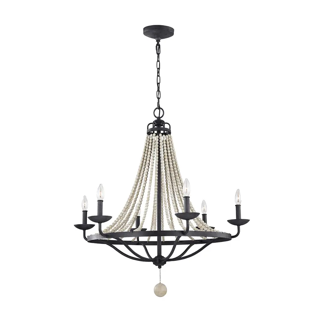 Lustre Nori 6 lumières — Lustres Elstead Lighting