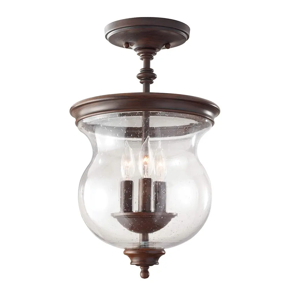 Plafonnier Pickering Lane 3 lumières — Plafonniers Elstead Lighting