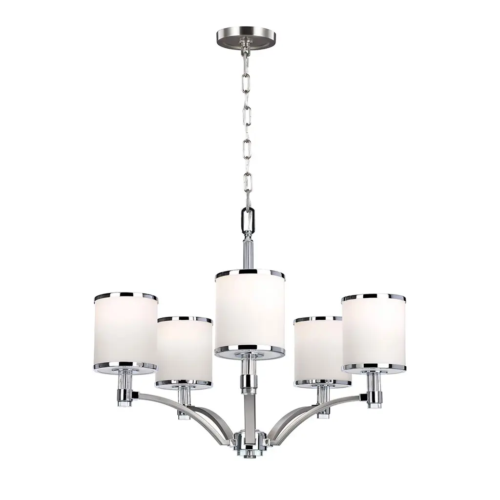 Lustre Prospect Park 5 lumières — Lustres Elstead Lighting