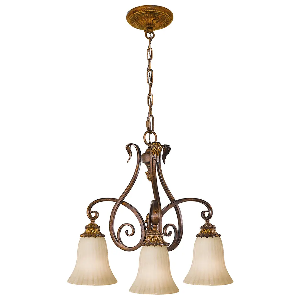 Lustre Sonoma Valley 3 lumières — Lustres Elstead Lighting