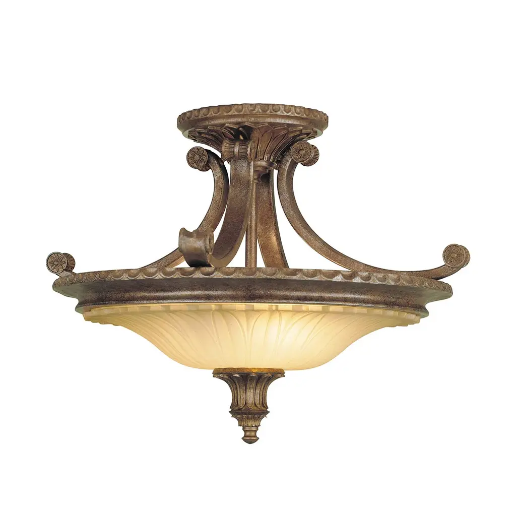 Plafonnier Stirling Castle 2 lumières — Plafonniers Elstead Lighting