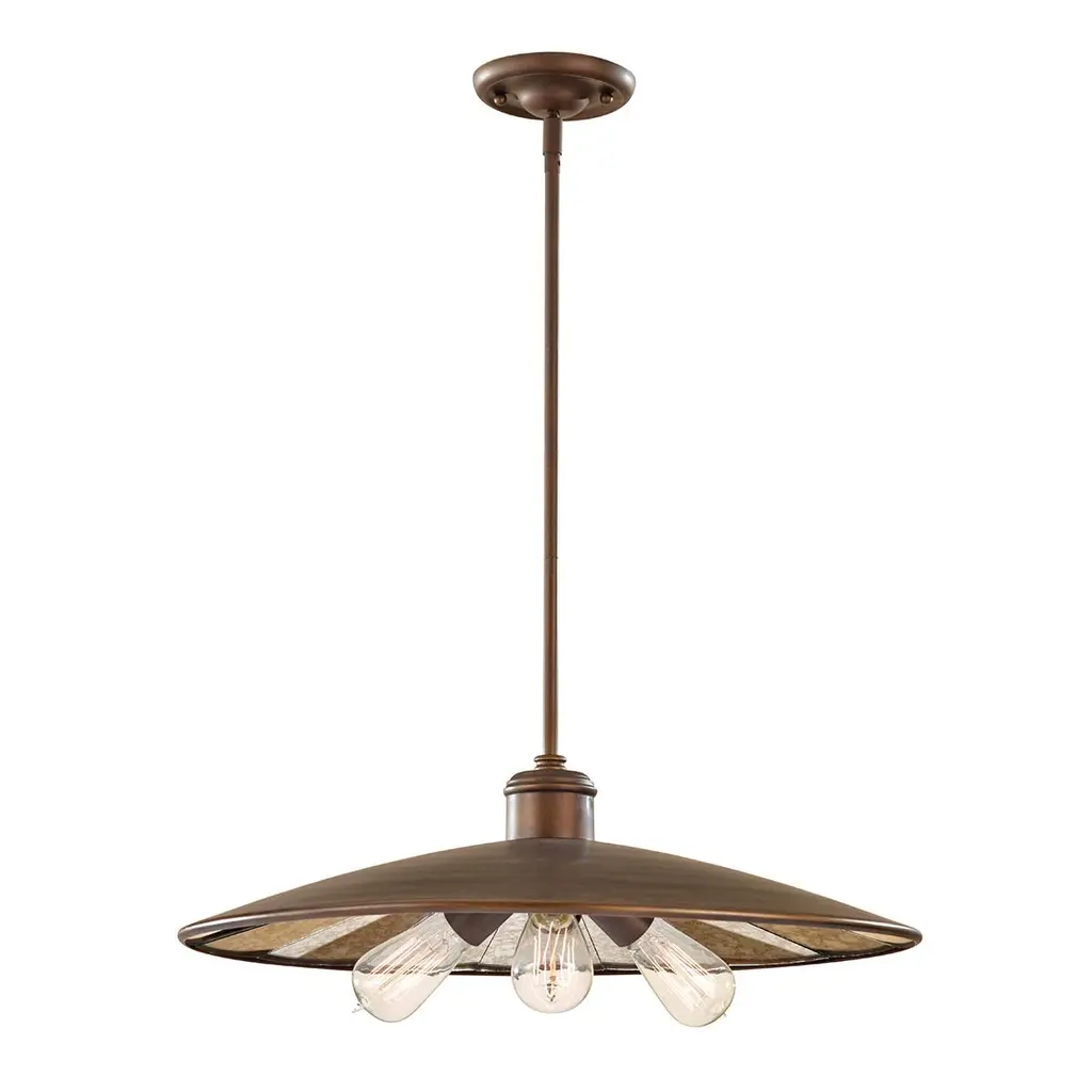 Suspension Urban Renewal 3 lumières — Suspensions Elstead Lighting