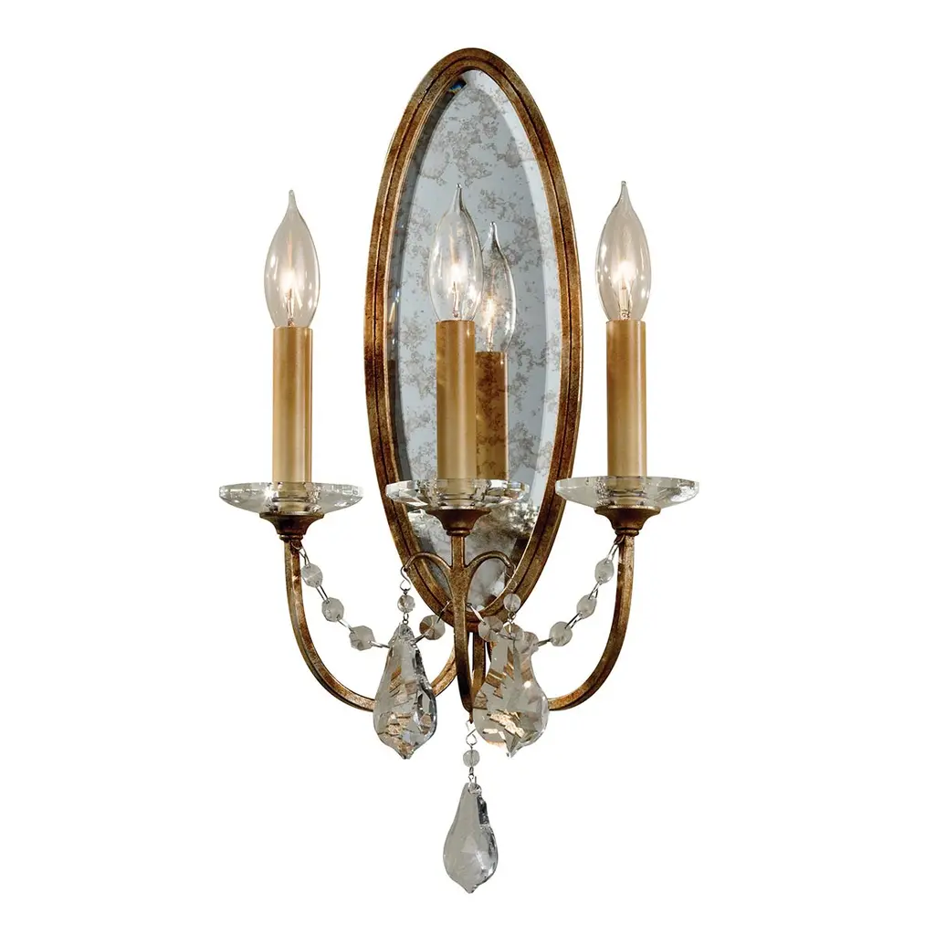 Applique Valentina 3 lumières — Appliques murales Elstead Lighting
