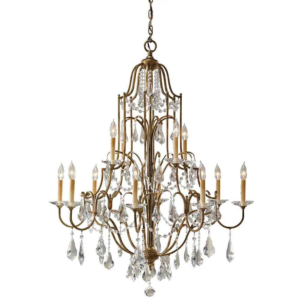 Lustre Valentina 12 lumières — Lustres Elstead Lighting