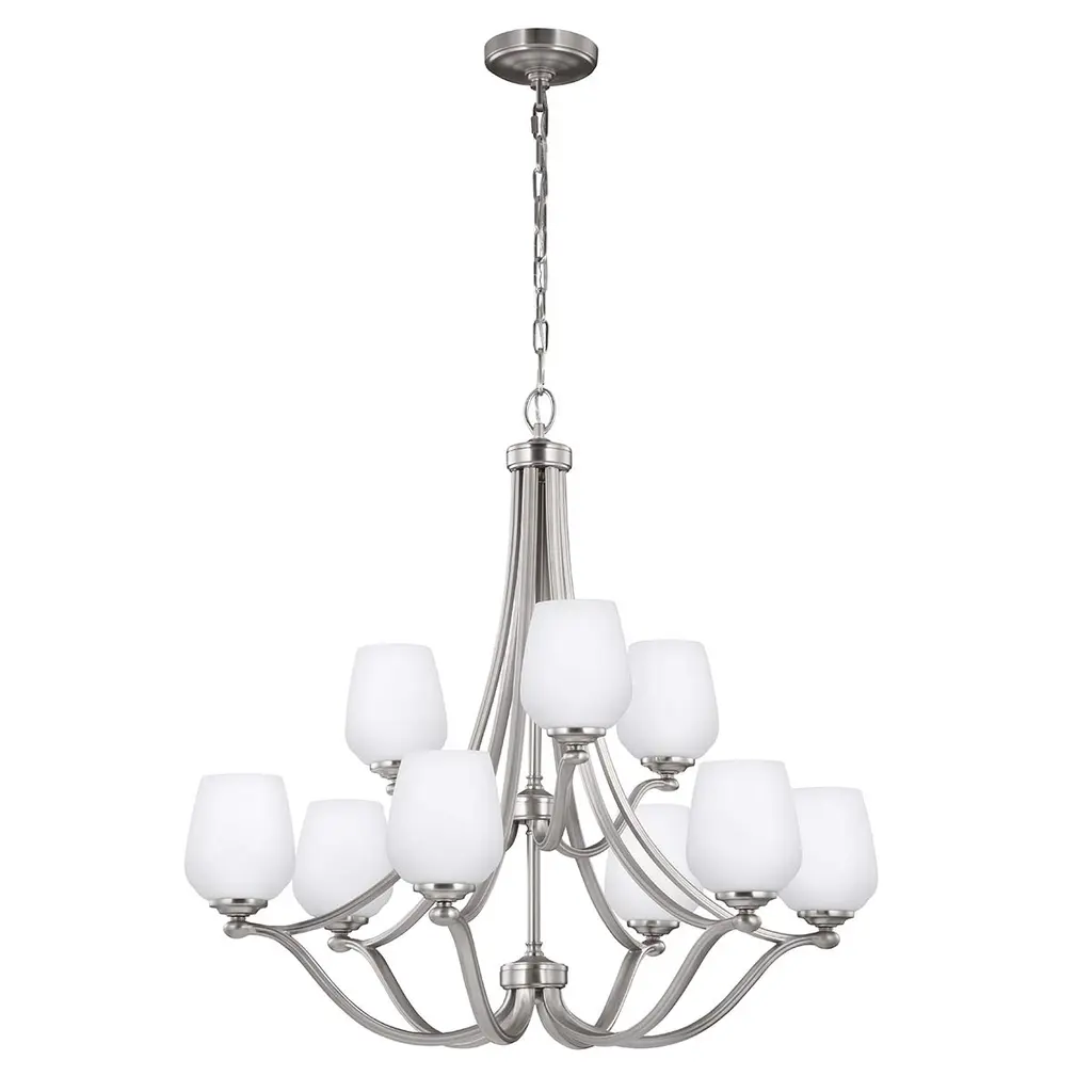Lustre Vintner 9 lumières — Lustres Elstead Lighting