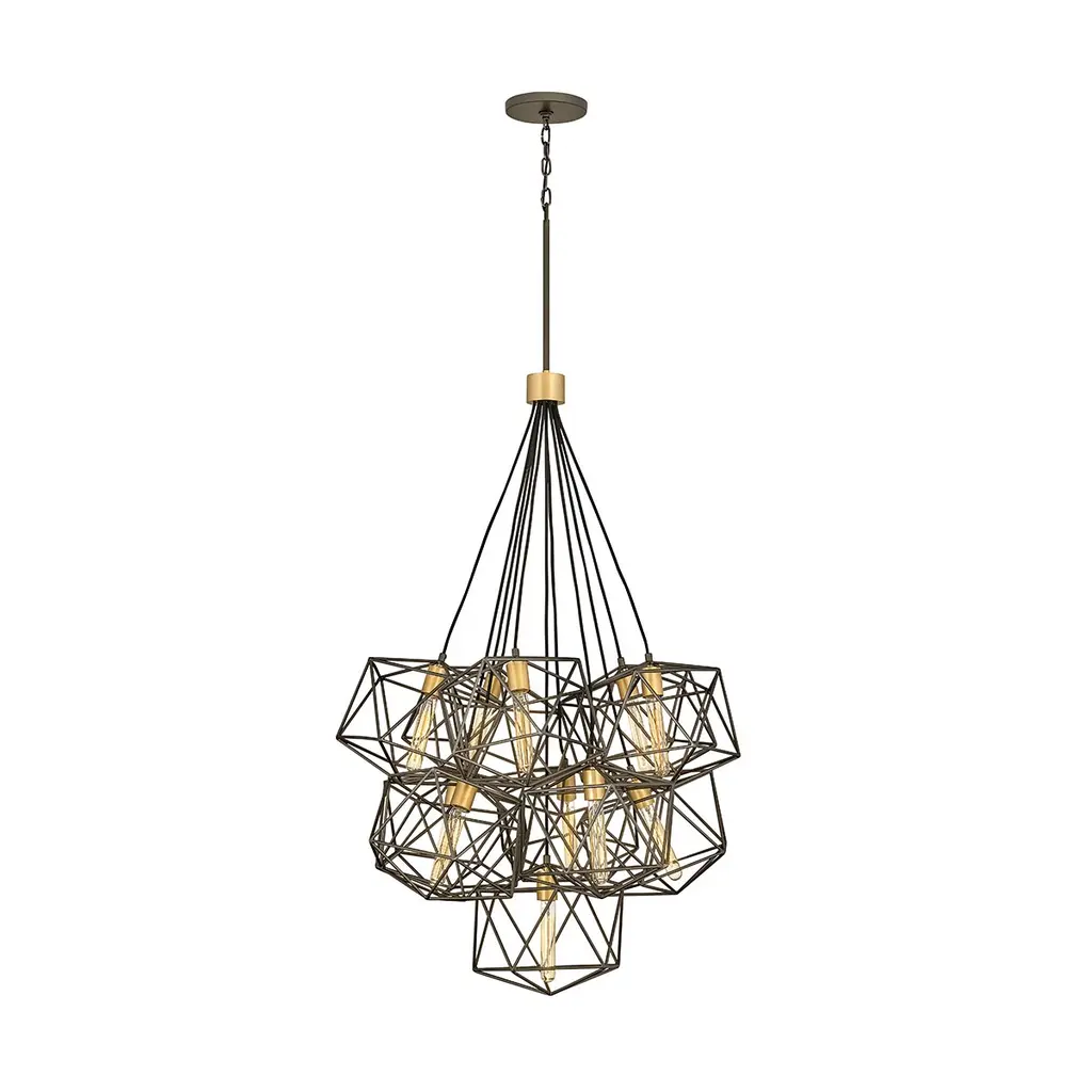 Suspension Astrid 11 lumières — Suspensions Hinkley · Elstead