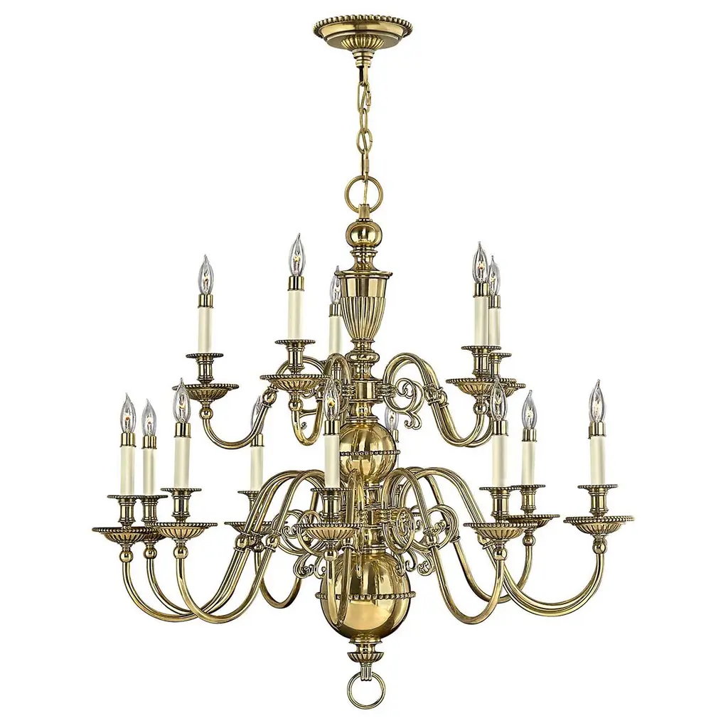 Lustre Cambridge 15 lumières — Lustres Hinkley · Elstead