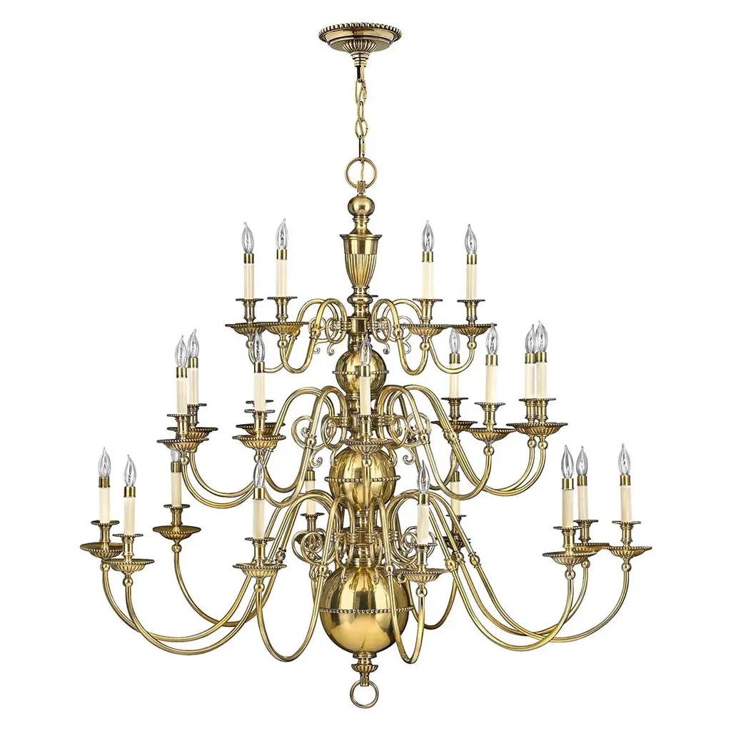 Lustre Cambridge 25 lumières — Lustres Hinkley · Elstead