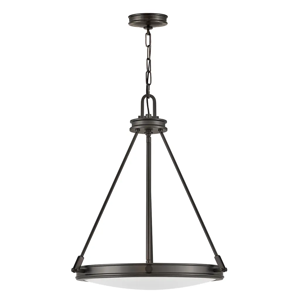 Suspension Collier 4 lumières — Suspensions Hinkley · Elstead