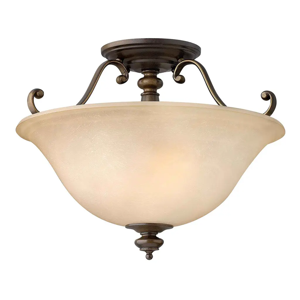 Plafonnier Dunhill 2 lumières — Plafonniers Hinkley · Elstead